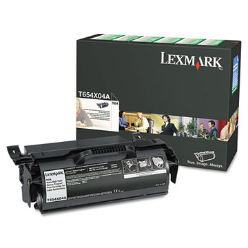 Lexmark™ T654x11a Return Program Extra High-yield Toner, 36,000 Page-yield, Black freeshipping - TVN Wholesale